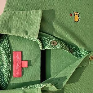 MASTERS golf Magnolia Lane Masters Women's Green Polo - like new!